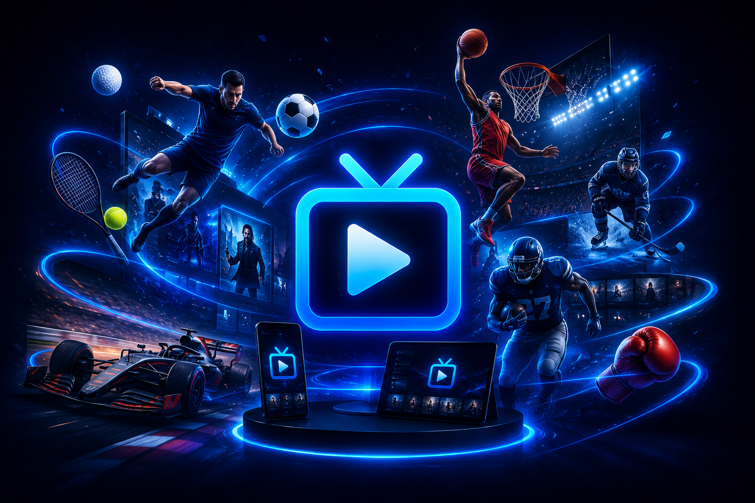 Lien IPTV compatible multi-appareils streaming Ultra HD 4K
